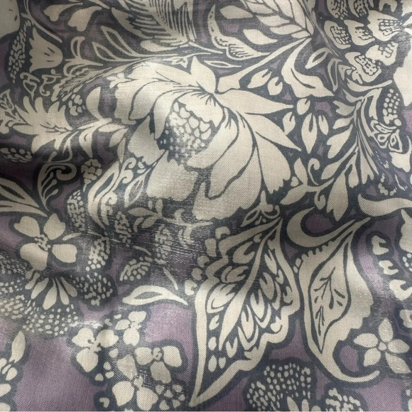 STORIA Claire Floral Damask Babydoll Puff Sleeve Mini Dress XS NWT - Picture 8 of 8